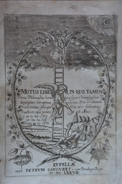 Isaac Baulot, Mutus Liber, La Rochelle - 1677, Collection particulière