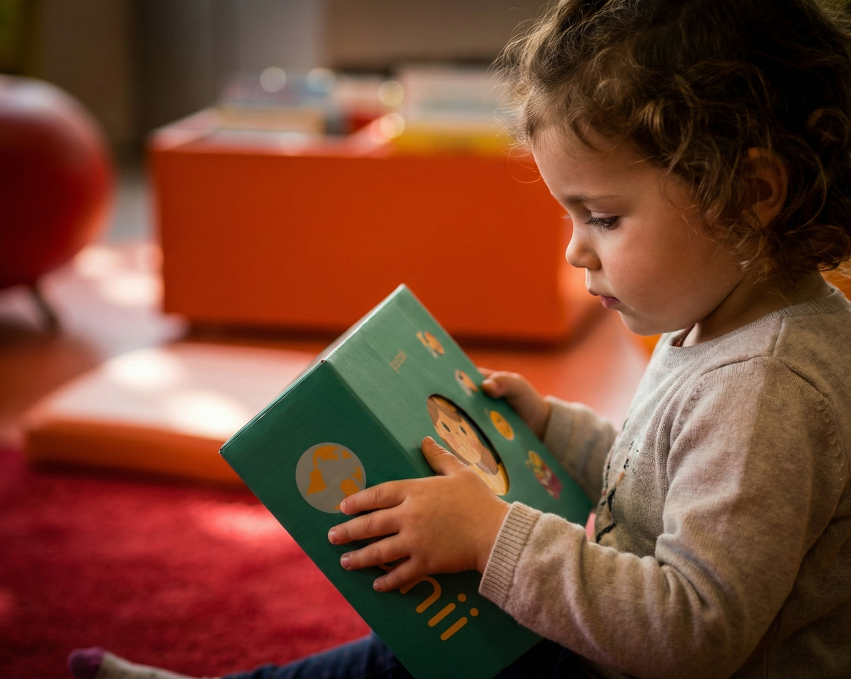 Enfant écoutant une histoire