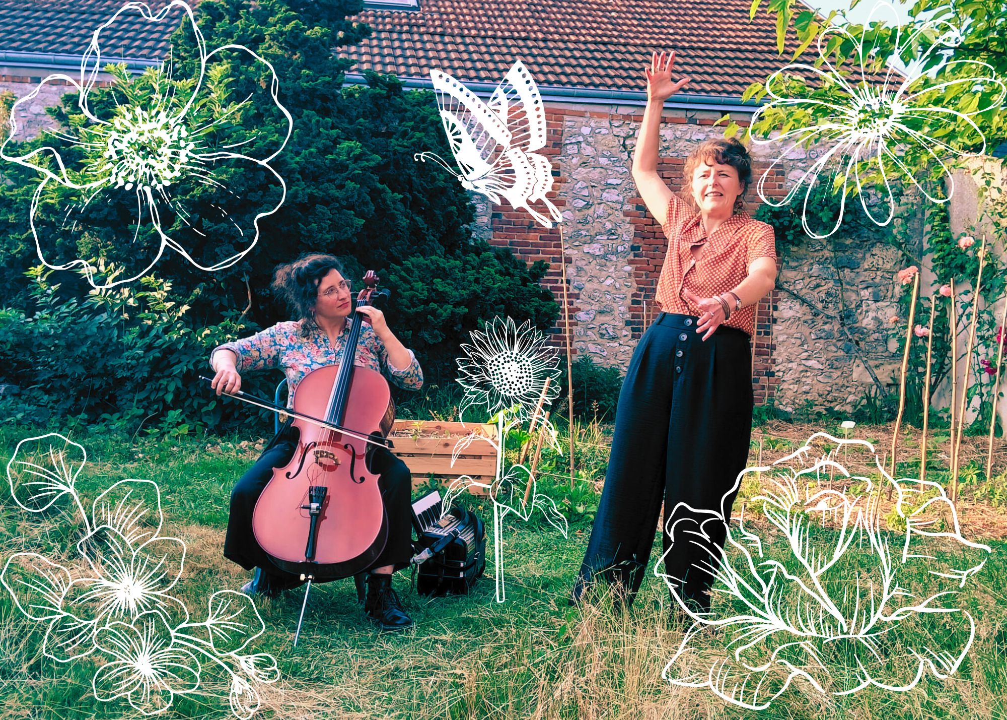 Contes jardinés par Léa Decque et Claire Rassinoux