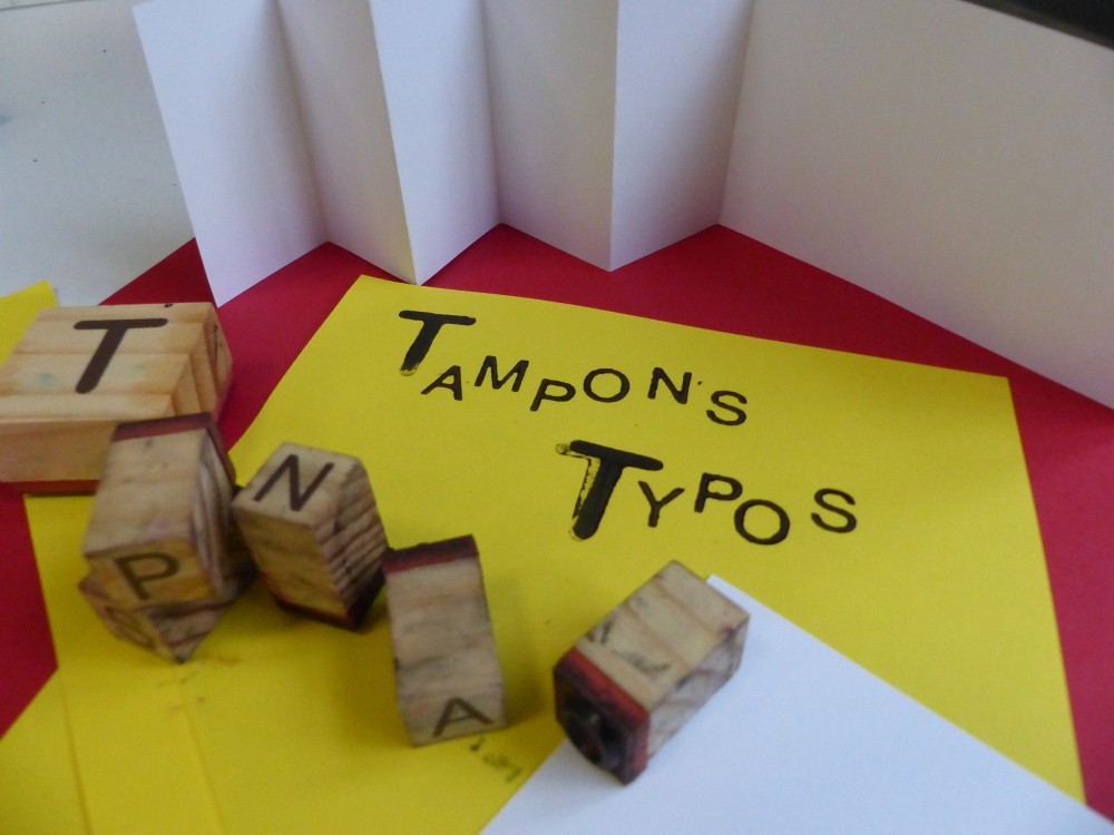 Atelier "Typo-tampons" - A partir de 8 ans | 