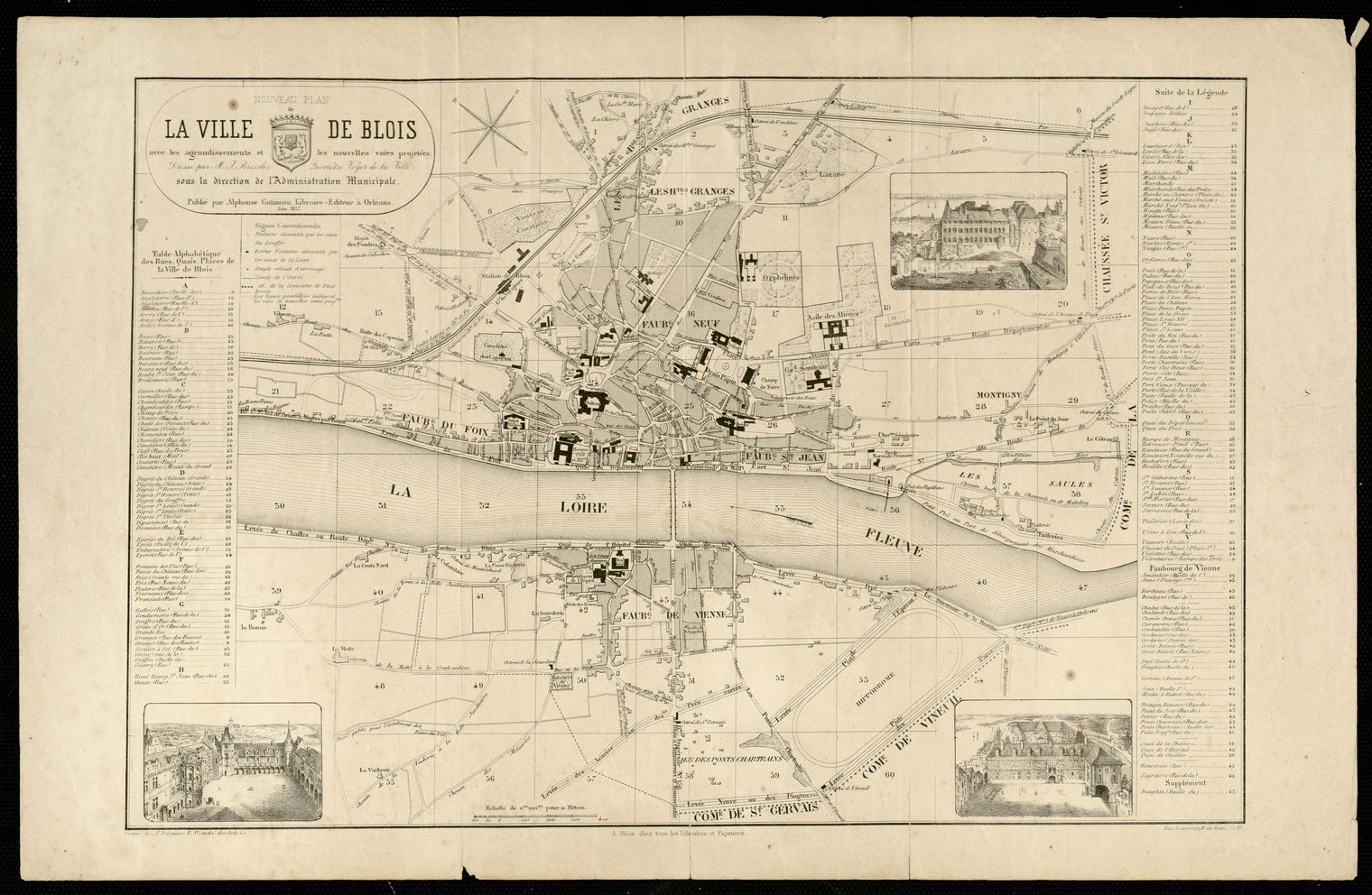 Bressler, Plan de Blois, 1857