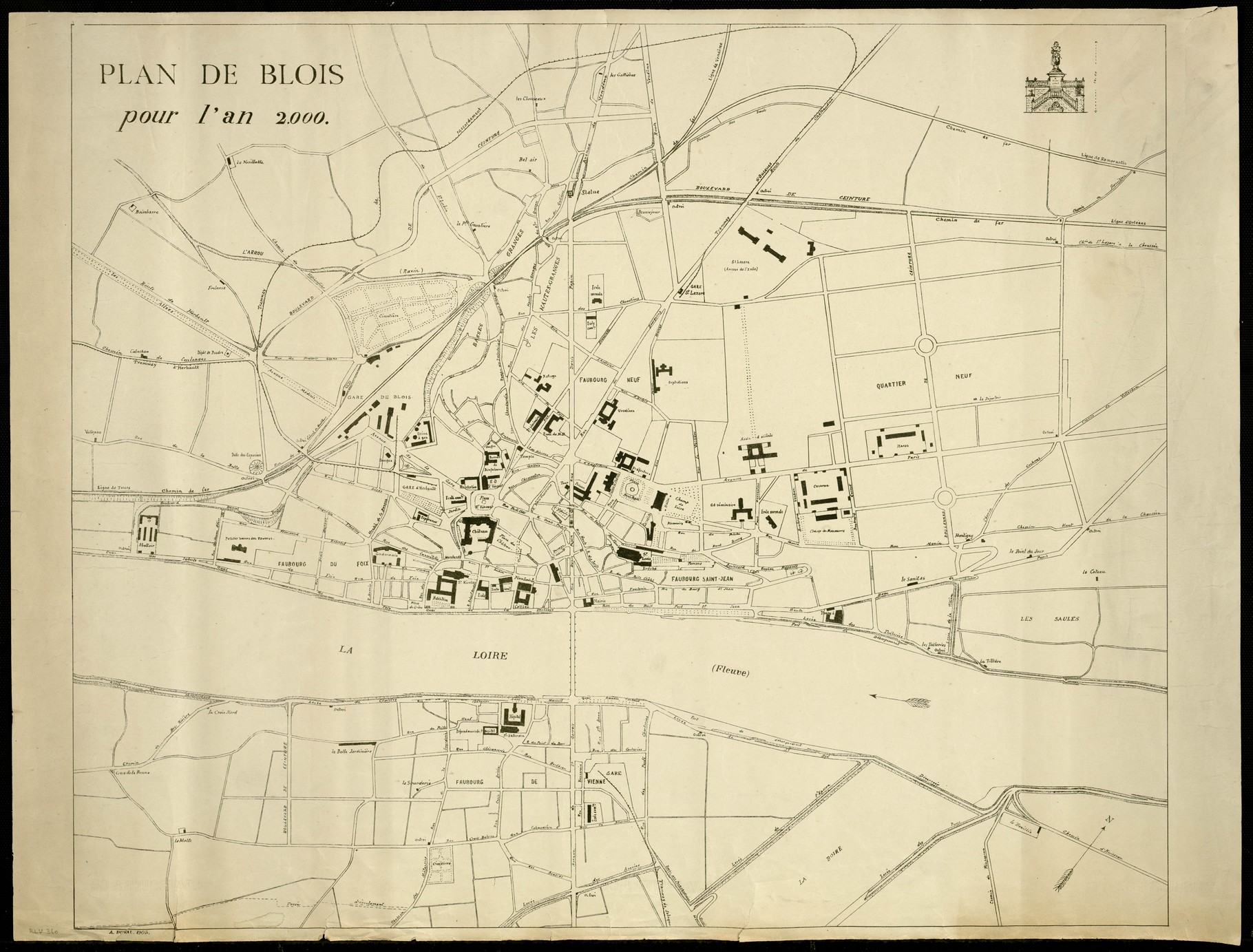 A. Duval, Plan de Blois pour l'an 2000, 1903