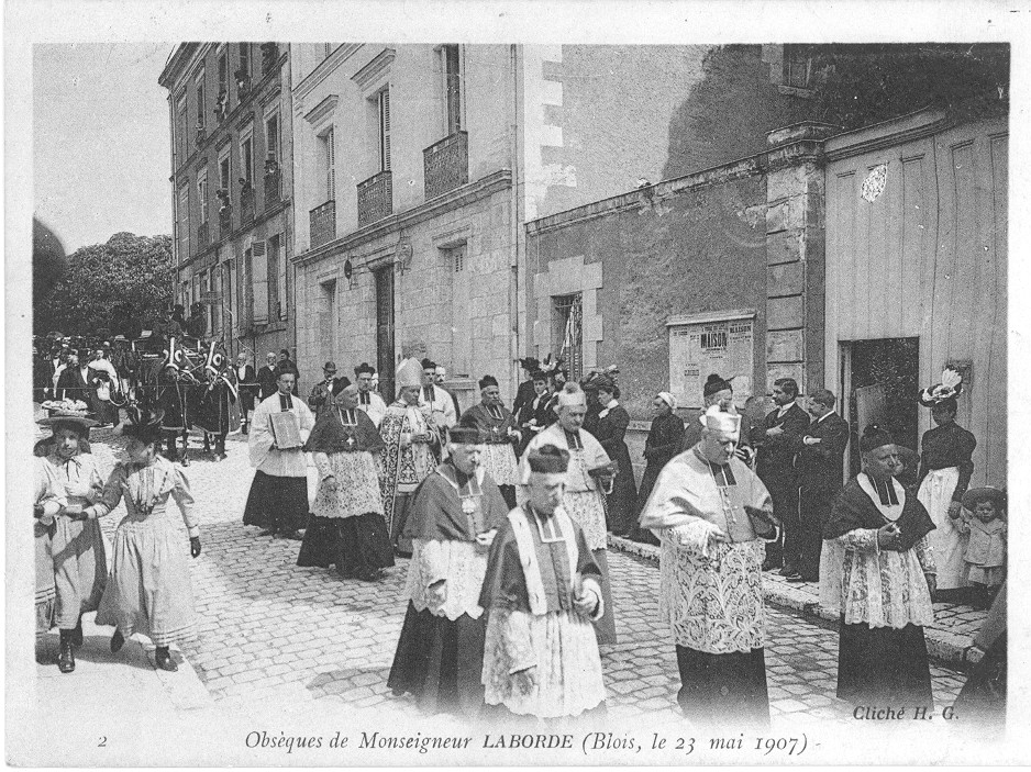 Funérailles de Mgr Laborde, 23 mai 1907