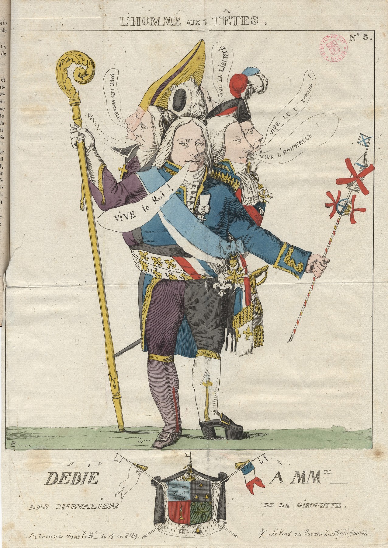 Le Nain jaune, journal des arts, 1814-1815. cote P 4