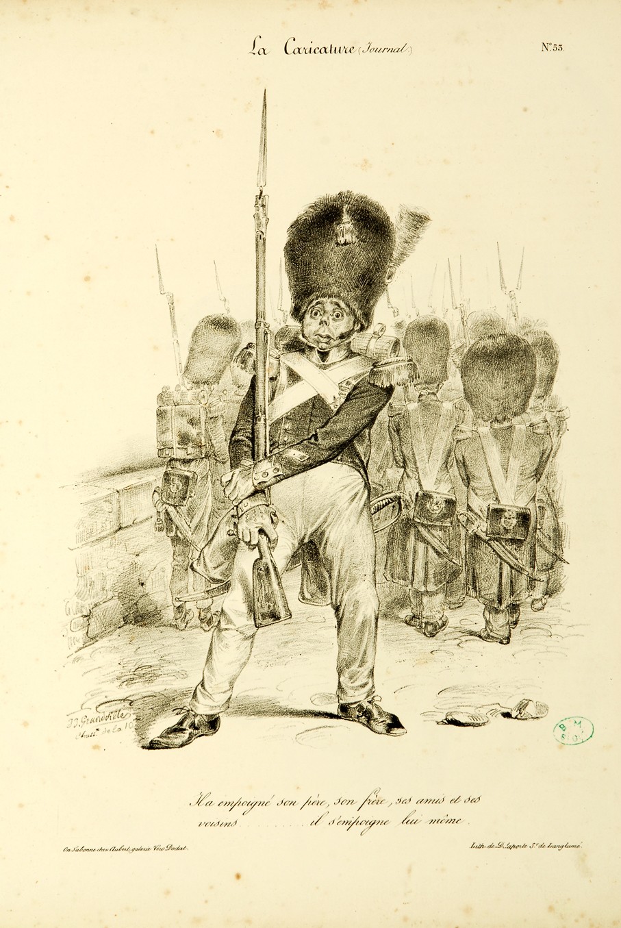 La Caricature 1830-1831. Cote MVP 156