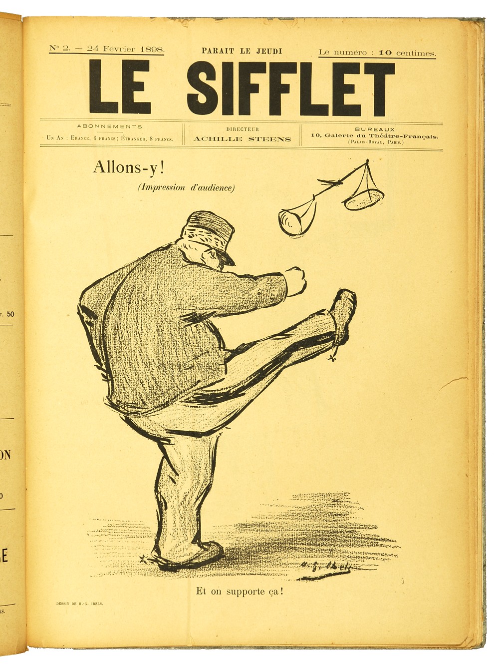 Le Sifflet, 1898-1899. Cote MVP 22