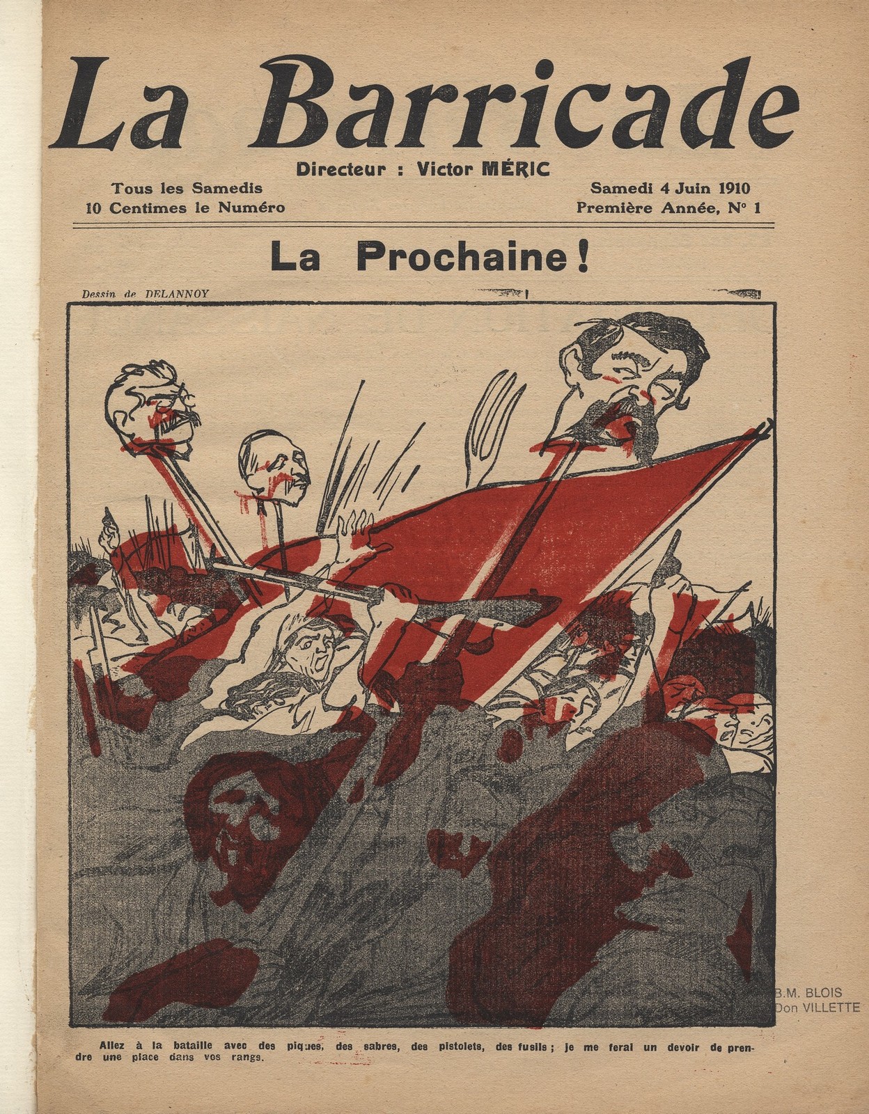 La Barricade, 1910. Cote MVP 134