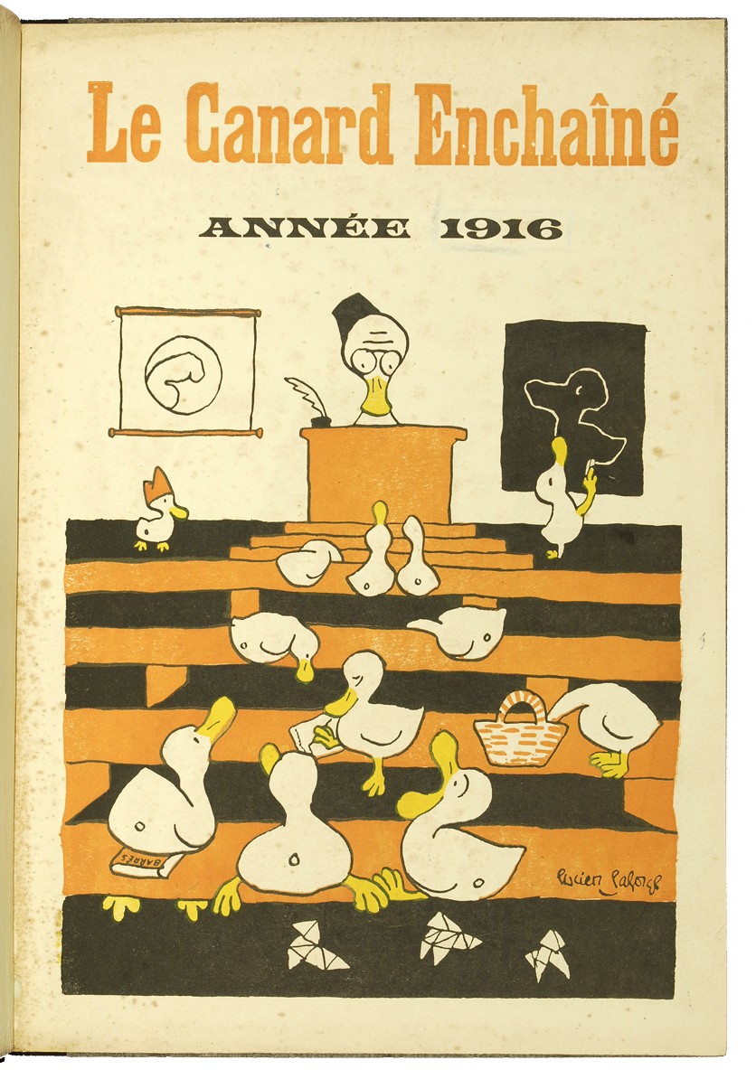 Le Canard enchaîné, 1916-1937. Cote MVP 100