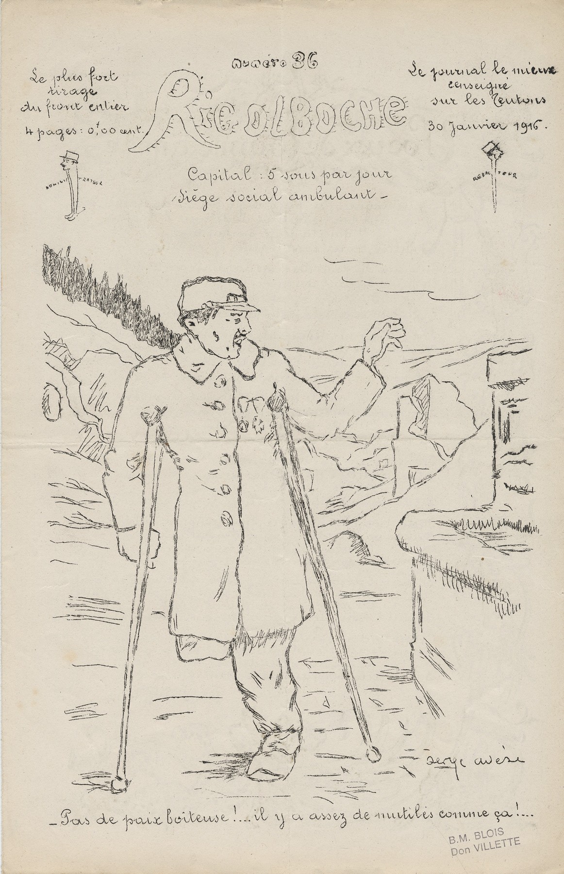 Rigolboche, 1915-1917. Cote MVP 47