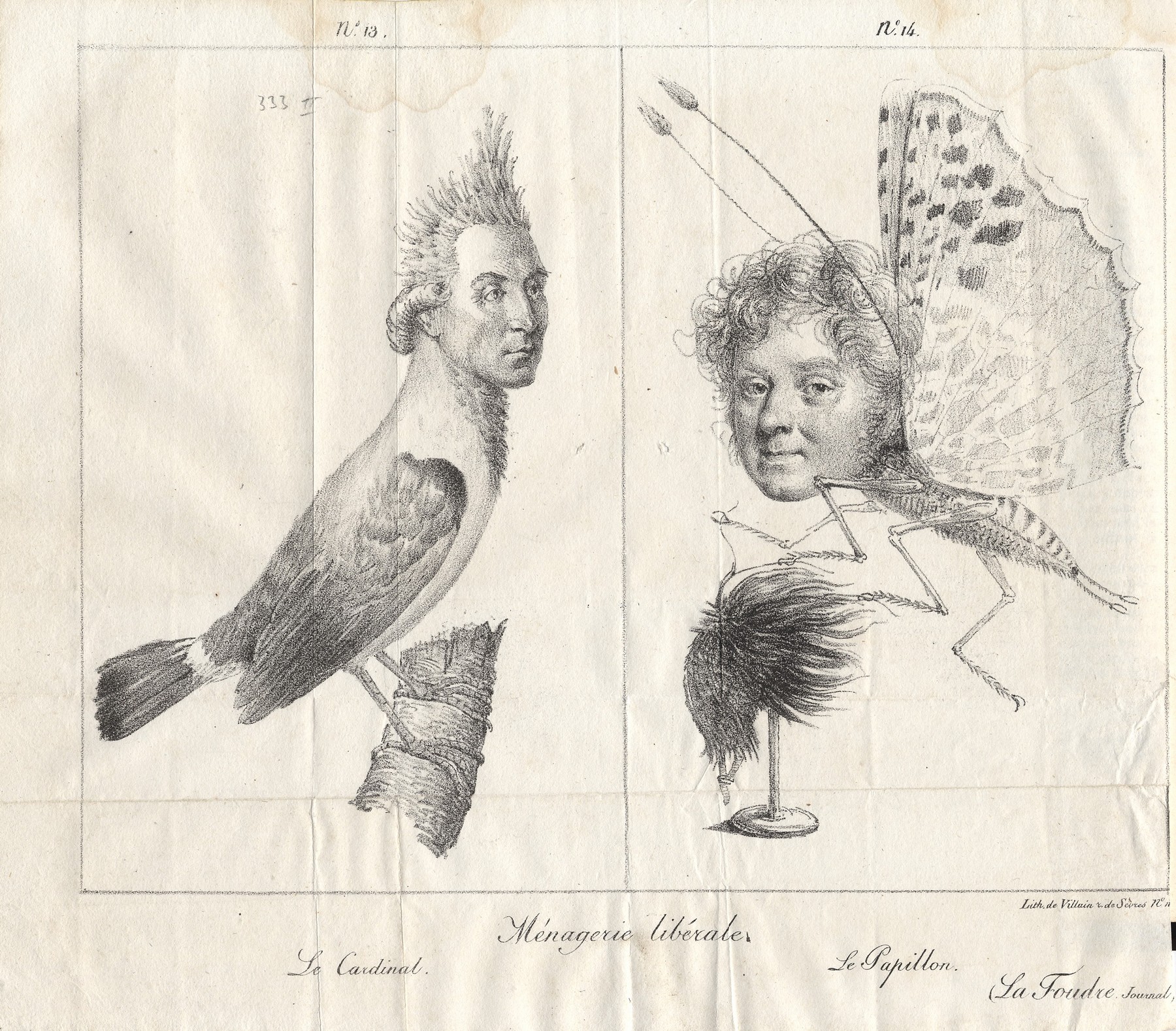 La Foudre, journal de la littérature, des spectacles et des arts, 1821-1823. Cote MVP 112