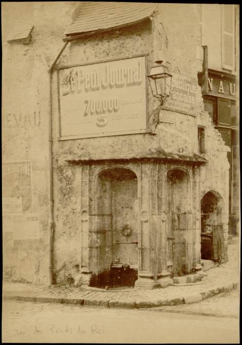 Jules Contant, Blois, la fontaine du poids le roi, avant sa démolition en 1893