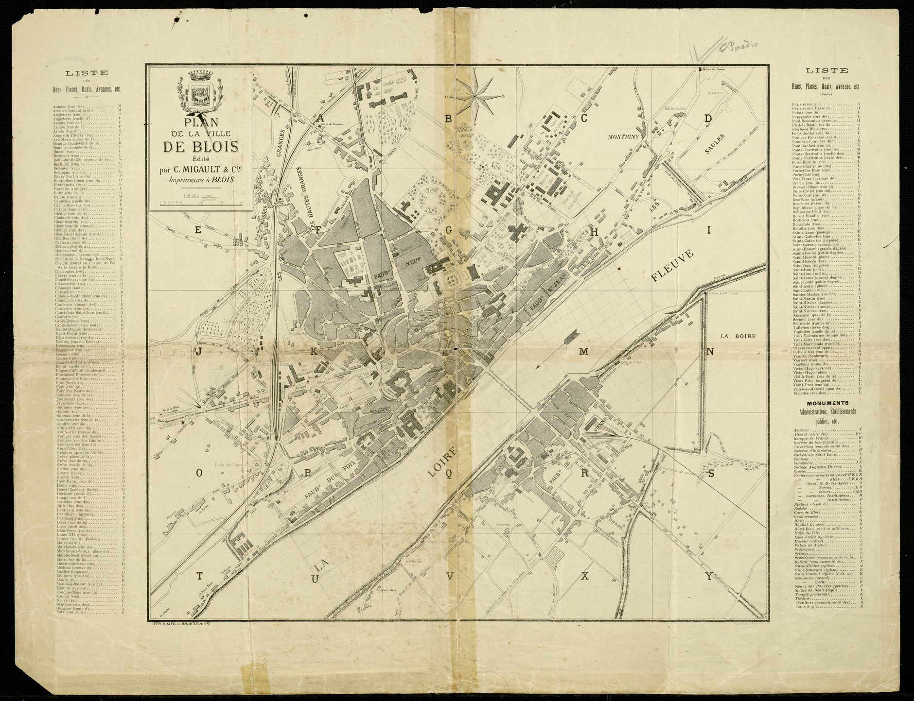 Camille Migault, Plan de Blois 1900