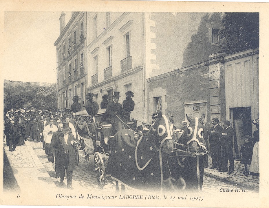 Funérailles de Mgr Laborde, 23 mai 1907