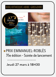 Soirée de lancement du Prix Roblès