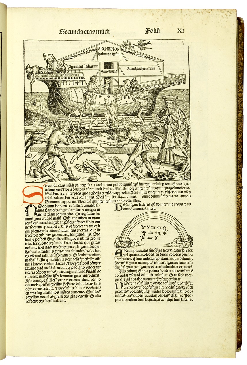 Hartmann Schedel - Liber chronicarum - Nürnberg : Anton Koberger pour Sebald Schreyer et Sebastian Kammermeister, 12 VII 1493 - Cote I 27