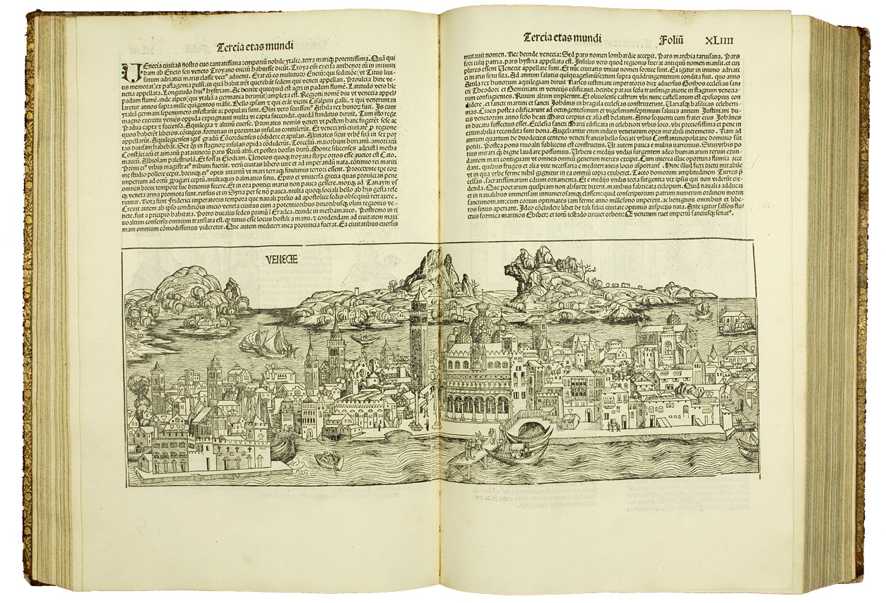 Hartmann Schedel - Liber chronicarum - Nürnberg : Anton Koberger pour Sebald Schreyer et Sebastian Kammermeister, 12 VII 1493 - Cote I 27