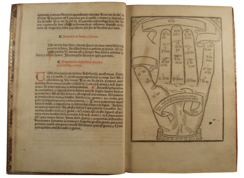 Guillaume Guerson - Utilissime musicales regule cunctis sumopere necessarius - Paris : François Regnault - 1 XII 1500 - cote I 42