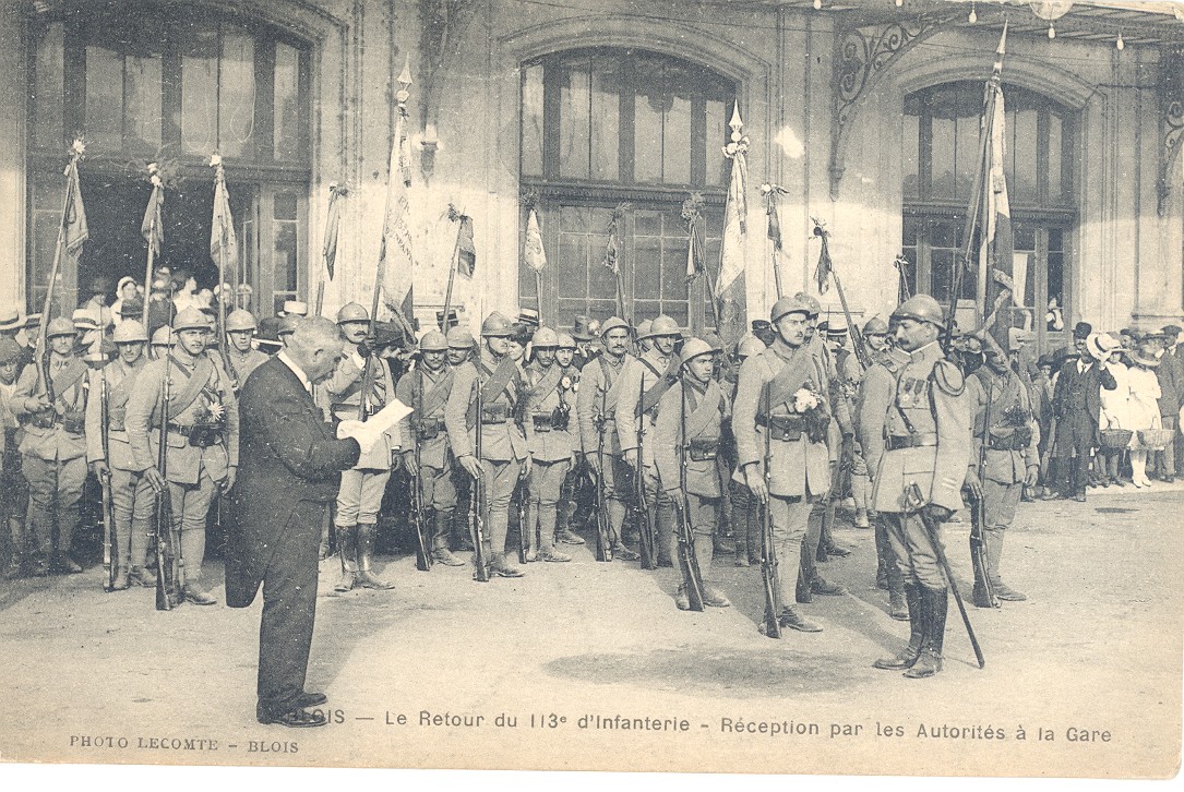 Retour du 113e régiment d'infanterie, septembre 1919