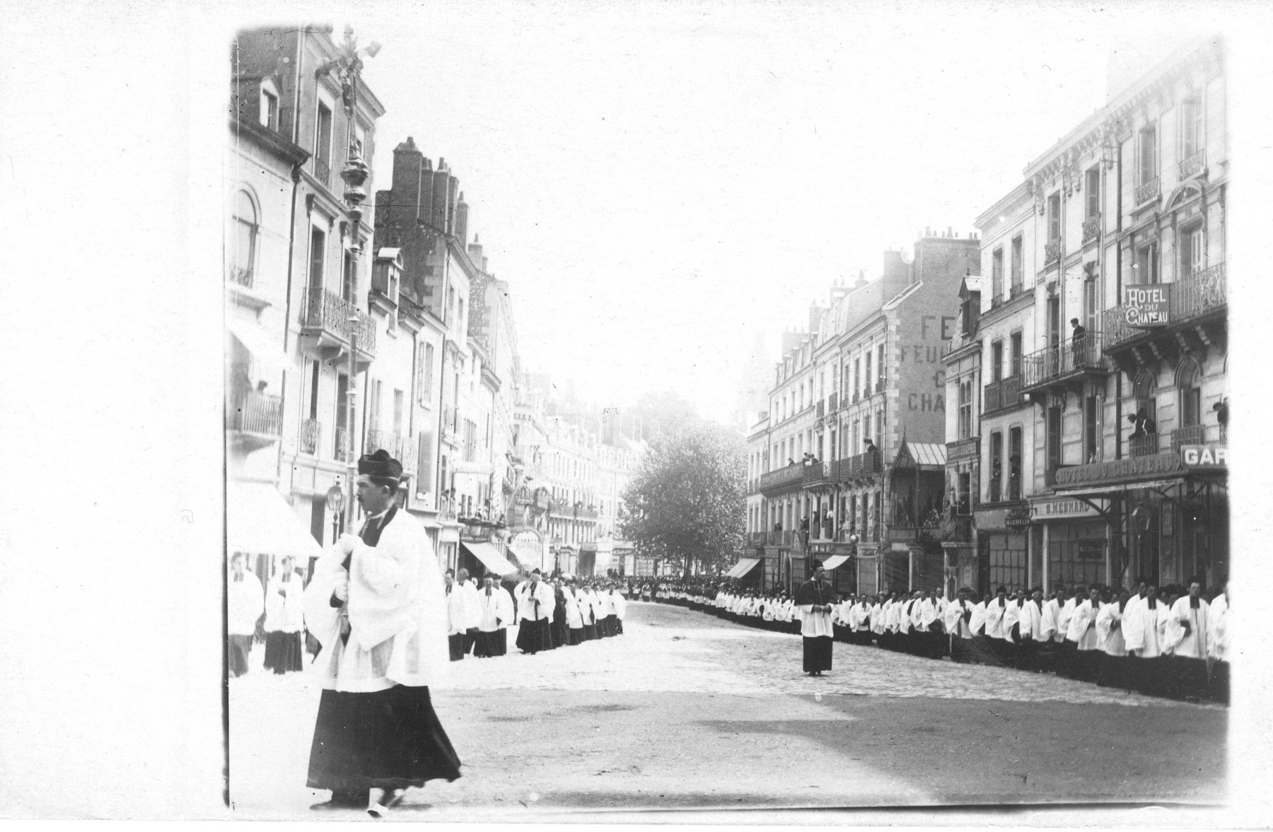 Funérailles de Mgr Laborde, 23 mai 1907