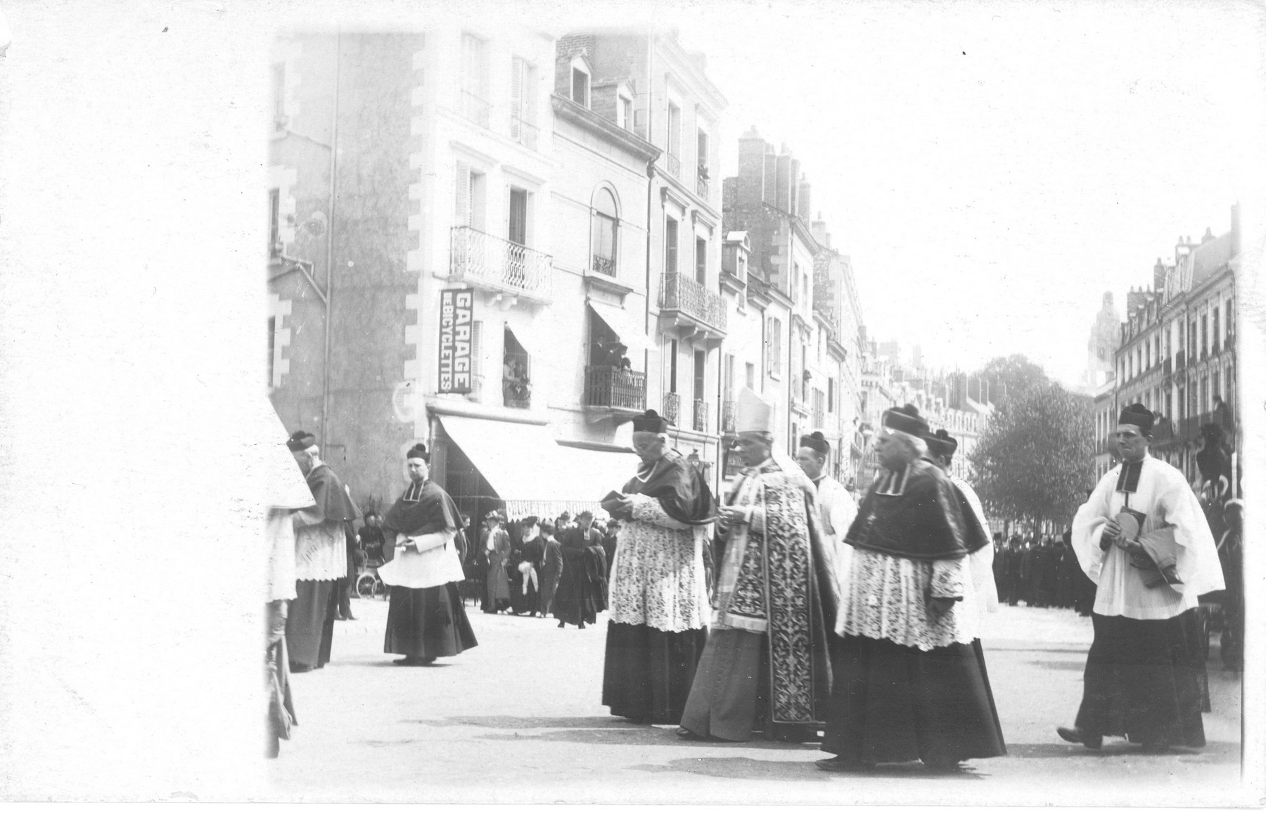 Funérailles de Mgr Laborde, 23 mai 1907