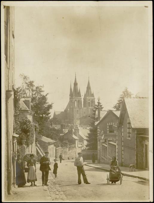 Jules Contant, Blois, la rue Augustin Thierry, vers 1905