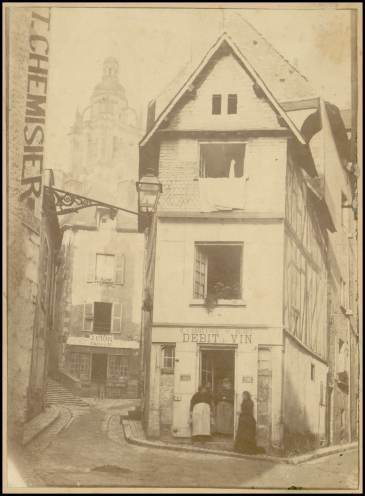 Jules Contant, Blois, le carrefour Saint-Michel, vers 1890