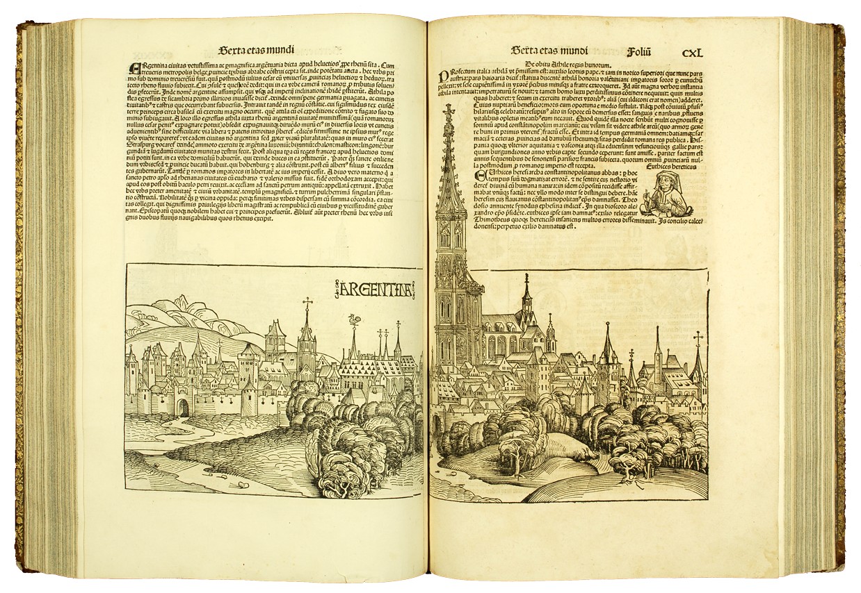 Hartmann Schedel - Liber chronicarum - Nürnberg : Anton Koberger pour Sebald Schreyer et Sebastian Kammermeister, 12 VII 1493 - Cote I 27