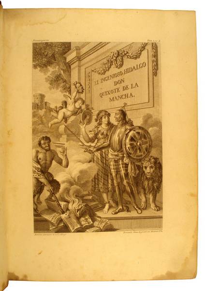 Miguel de Cervantes, El ingenioso hidalgo don Quixote de la Mancha, Madrid, 1780