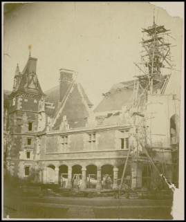 Réfection de la chapelle du château de Blois vers 1869